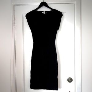 Carven MIDI Sweater Dress Open Back Sz S